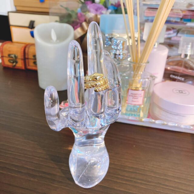 さたん様ご専用です✨3点おまとめ✨K18スネークリング K14ダイヤネックレス レディースのアクセサリー(ネックレス)の商品写真