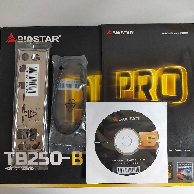 BIOSTAR TB250-BTC PRO 4Gメモリ Win10 セット