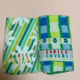 エンリココベリ(ENRICO COVERI)のenrico coveri ウォッシュタオル　タオル　２枚　タオルハンカチ(ハンカチ)