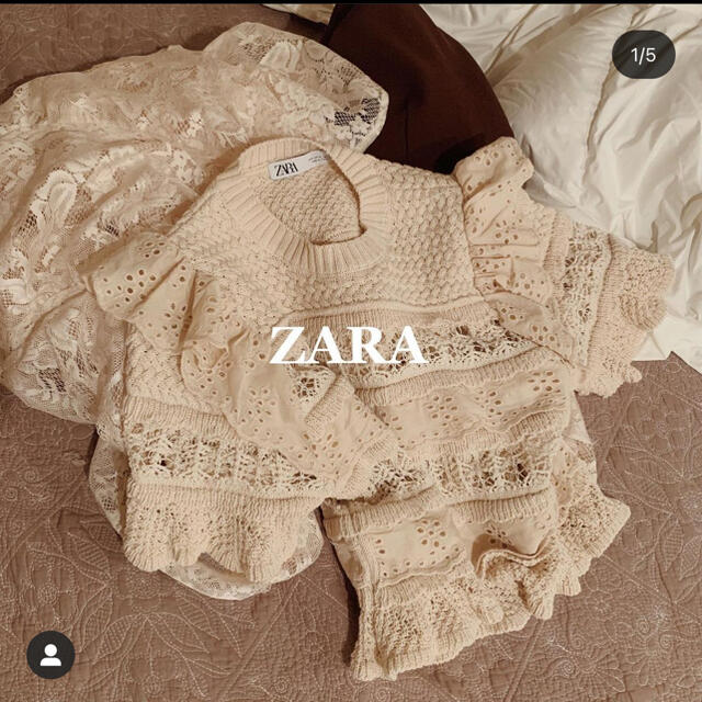 ZARA(ザラ)のZARA コンビニットセーター レディースのトップス(ニット/セーター)の商品写真