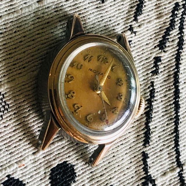 MOVADO(モバード)のMOVADOモバード レディース アンティーク時計 ゴールドベゼル 手巻き レディースのファッション小物(腕時計)の商品写真