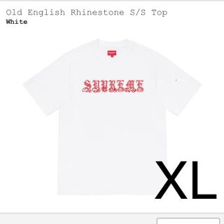 Supreme - supreme old English rhinestone S/S top の通販 by