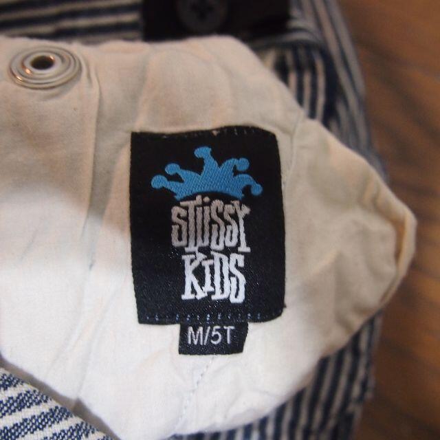 STUSSY(ステューシー)の良品!ステューシーキッズSTUSSY KIDS ヒッコリーパンツ　M 5T キッズ/ベビー/マタニティのキッズ服男の子用(90cm~)(パンツ/スパッツ)の商品写真