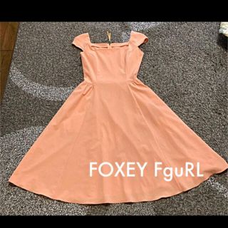 フォクシー(FOXEY)のフォクシー　FOXEY オレンジ　ワンピース　エフガール　f gurl ワンピ(ロングワンピース/マキシワンピース)