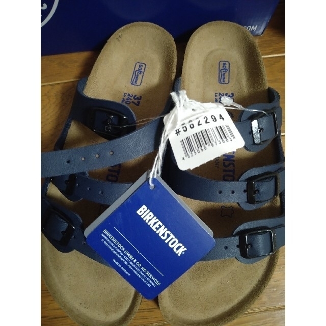 BIRKENSTOCK(ビルケンシュトック)のビルケンシュトック　フロリダ　ブルー24センチ レディースの靴/シューズ(サンダル)の商品写真