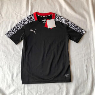 プーマ(PUMA)の新品タグ付き◆ PUMA プーマ Tシャツ 130 ブラック スポーツウェア(Tシャツ/カットソー)