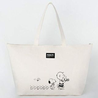 スヌーピー(SNOOPY)のクックパッド プラス 2021年 春号 付録 スヌーピー キャンバストート(トートバッグ)