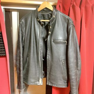 ショット(schott)のhyhyhy様　schott シングルライダース　42サイズ(ライダースジャケット)