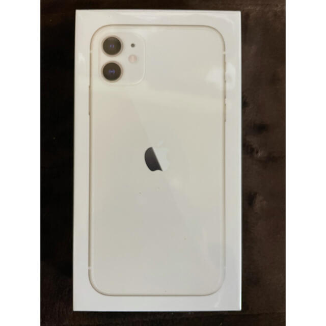 iPhone(アイフォーン)のiPhone 11 ホワイト 64 GB SIMフリー スマホ/家電/カメラのスマートフォン/携帯電話(スマートフォン本体)の商品写真