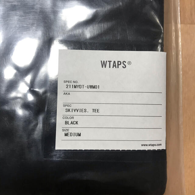 W)taps(ダブルタップス)のWTAPS SKIVVIES TEE  BLACK Mサイズ　1枚 メンズのトップス(Tシャツ/カットソー(半袖/袖なし))の商品写真