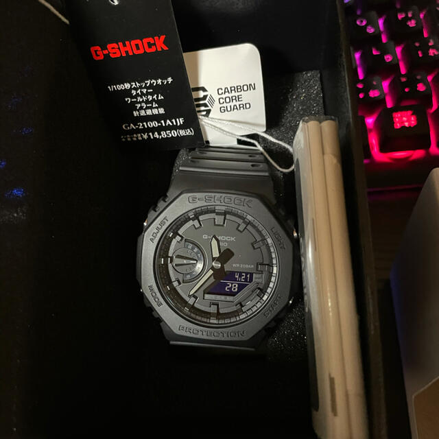 新品 CASIO G-SHOCK GA-2100-1A1JF カシオ