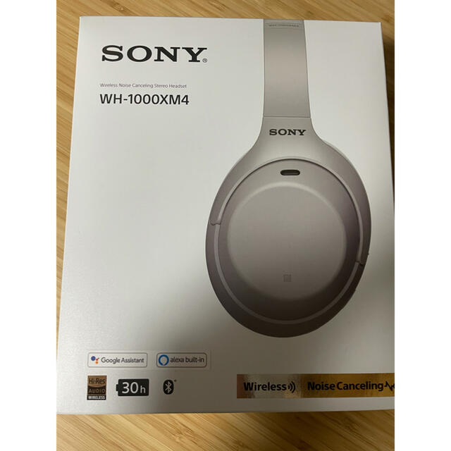 ヘッドフォン/イヤフォンWH-1000XM4 プラチナシルバー SONY ノイズキャンセリングヘッドホン