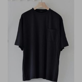 コモリ(COMOLI)の21ss サイズ 2 ネイビー ウール天竺 Tシャツ ベタシャン comoli (Tシャツ/カットソー(半袖/袖なし))