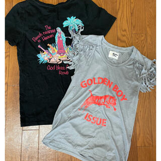 ロデオクラウンズワイドボウル(RODEO CROWNS WIDE BOWL)のTシャツ2枚セット(Tシャツ(半袖/袖なし))