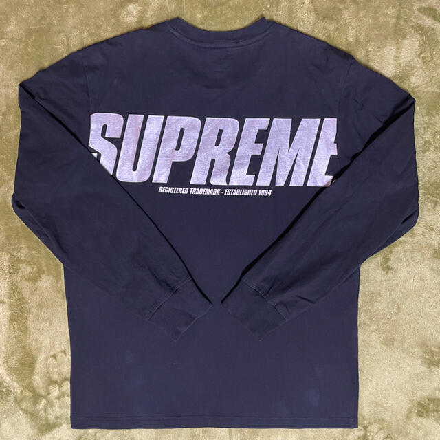 値下げ中 Supreme LS tee - Tシャツ/カットソー(七分/長袖)