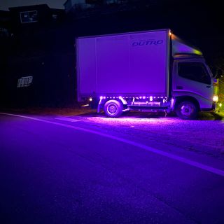 爆光完全防水 24v用 ピンクパープルLEDマーカーダウンライト100コマ
