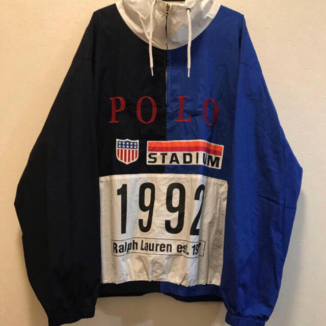 第一ネット 専用polo stadium 1992 アノラック ジャケット ブルゾン