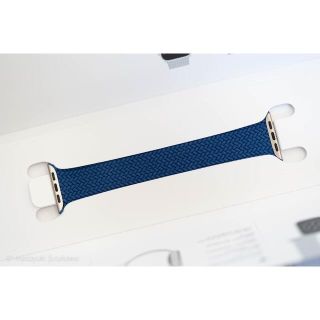 アップル(Apple)のApple Watch 44mm アトランティックブルー ブレイデッドソロループ(その他)