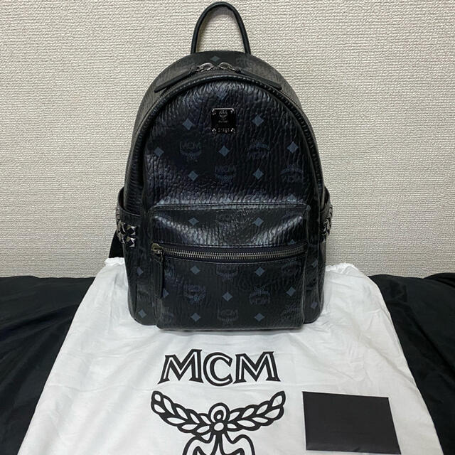 MCM リュック バックパック 黒 ブラック Sサイズ