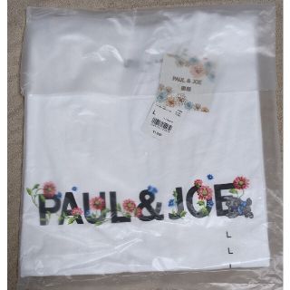 ポールアンドジョー(PAUL & JOE)のユニクロ　ポールアンドジョー　ロゴ　Tシャツ　Lサイズ(Tシャツ(半袖/袖なし))