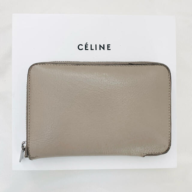 celine(セリーヌ)のCELINE ♡ 財布 ジップウォレット グレージュ レディースのファッション小物(財布)の商品写真