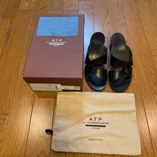 ビューティアンドユースユナイテッドアローズ(BEAUTY&YOUTH UNITED ARROWS)のATP サンダル ブラック 37(サンダル)