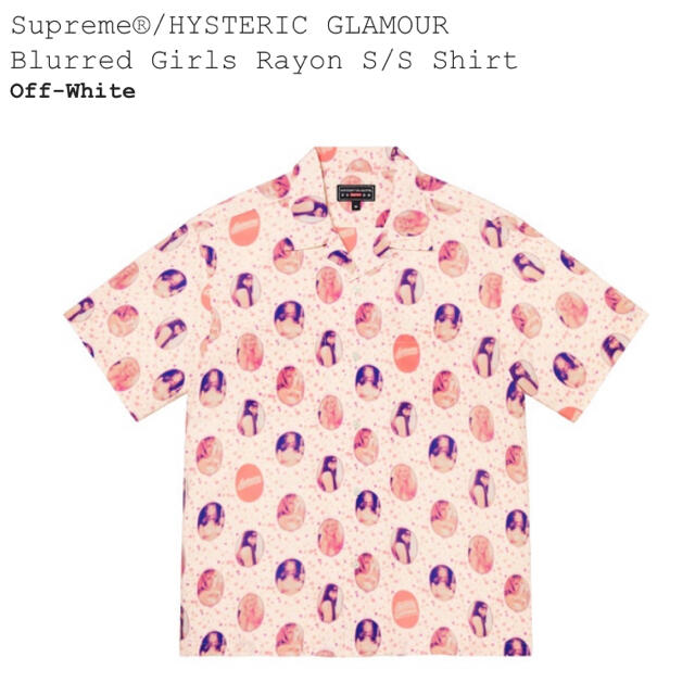 Supreme HYSTERIC GLAMOUR Rayon Shirt M