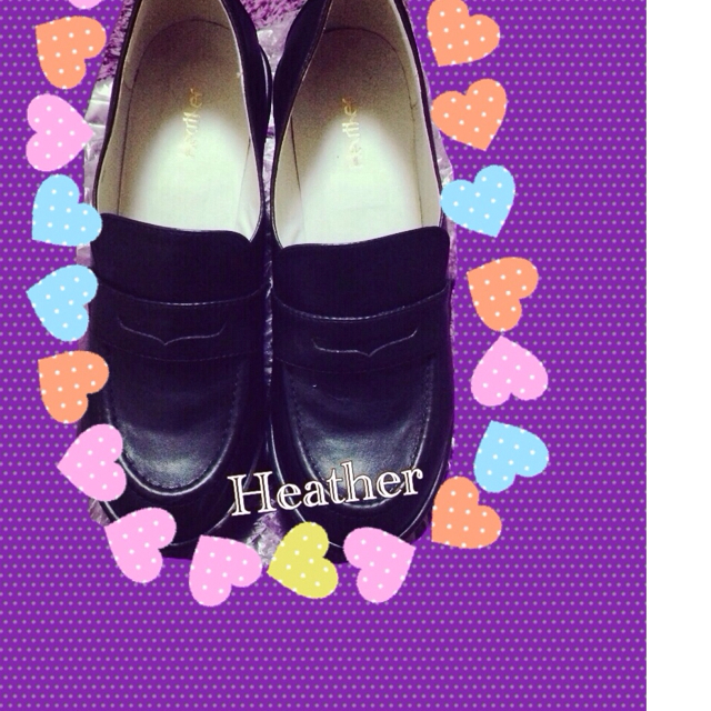 heather(ヘザー)の再出品☆Heather 厚底ローファー レディースの靴/シューズ(ローファー/革靴)の商品写真