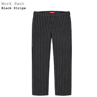 シュプリーム(Supreme)のSupreme 21SS Work Pant Black Stripe W32(ワークパンツ/カーゴパンツ)