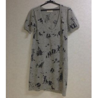 ダブルクローゼット(w closet)のwcloset柄ワンピース♡(ひざ丈ワンピース)