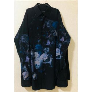 ラッドミュージシャン(LAD MUSICIAN)のlad musician 19ss 花柄　blue 青　サイズ46(シャツ)