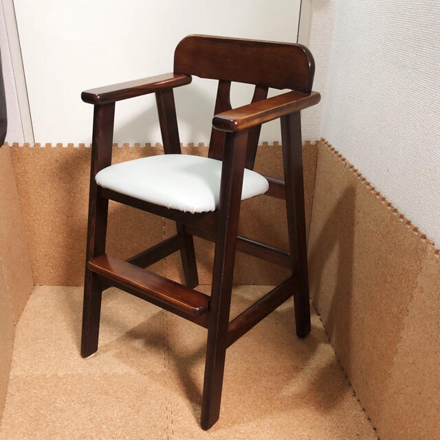 木製ハイチェア   ダイニングチェア　ハイチェア   子供用椅子　ベビーチェア