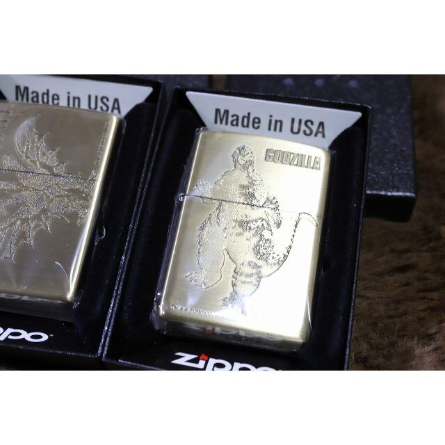 ZIPPO(ジッポー)の【ZIPPO】ゴジラ キングギドラ 65周年記念 限定ジッポー レア シリアル入 インテリア/住まい/日用品の日用品/生活雑貨/旅行(日用品/生活雑貨)の商品写真