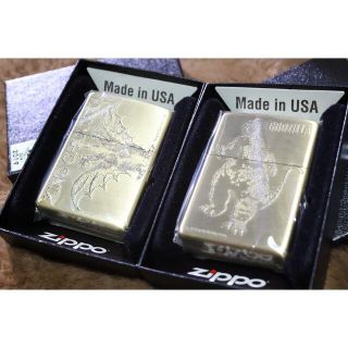 ジッポー(ZIPPO)の【ZIPPO】ゴジラ キングギドラ 65周年記念 限定ジッポー レア シリアル入(日用品/生活雑貨)