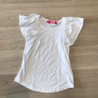 フリルTシャツ　130cm(Tシャツ/カットソー)