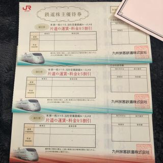 ジェイアール(JR)のJR九州　鉄道株主優待(その他)