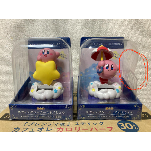 　新品・未使用　星のカービィ　スウィングソーラー　コレクション　全2種 エンタメ/ホビーのおもちゃ/ぬいぐるみ(キャラクターグッズ)の商品写真