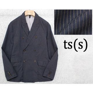 ワンエルディーケーセレクト(1LDK SELECT)の定価￥53,900 美品 ティーエスエス ts（s） ストライプ柄 ジャケット(テーラードジャケット)