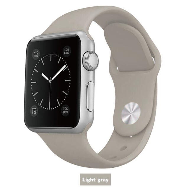 Apple Watch(アップルウォッチ)のApple  Watch シリコンバンド アップルウォッチバンド メンズの時計(ラバーベルト)の商品写真