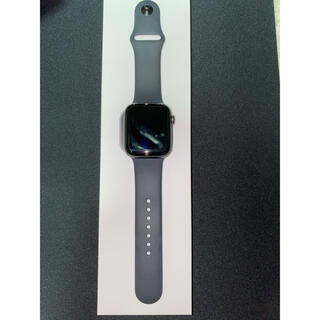 アップルウォッチ(Apple Watch)のApple watch se GPSモデル　スペースグレイ(腕時計(デジタル))