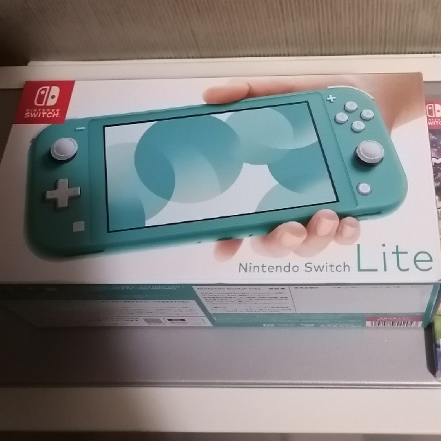 Nintendo Switch(ニンテンドースイッチ)の【新品未開封】Nintendo Switch　Lite　ターコイズ エンタメ/ホビーのゲームソフト/ゲーム機本体(携帯用ゲーム機本体)の商品写真