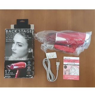 コイズミ(KOIZUMI)のBACK STAGE マイナスイオンヘアドライヤー　ピンク【新品未使用】(ドライヤー)