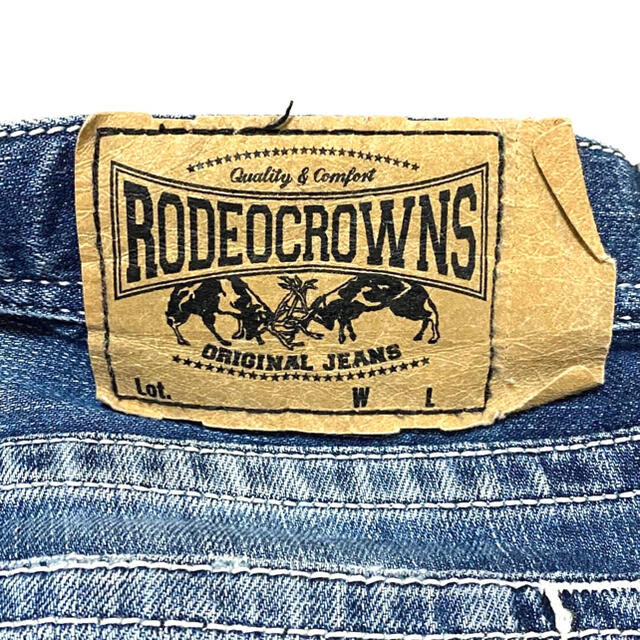 RODEO CROWNS(ロデオクラウンズ)のロデオクラウンズ  ストレッチ スリムストレート サイズ25 約74cm レディースのパンツ(デニム/ジーンズ)の商品写真