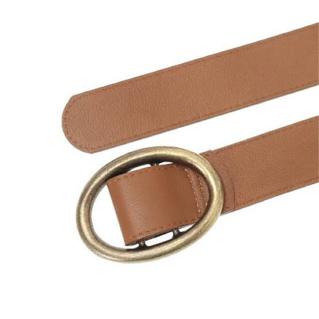 STUDIOUS(ステュディオス)のCLANE  CIRCLE BUCKLE WIDE BELT レディースのファッション小物(ベルト)の商品写真