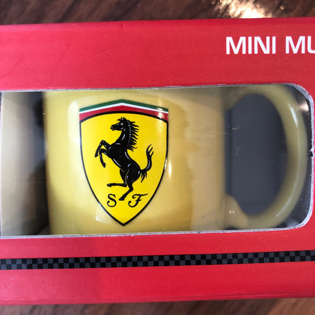 Ferrari(フェラーリ)のFerrariのミニマグカップ インテリア/住まい/日用品のキッチン/食器(グラス/カップ)の商品写真