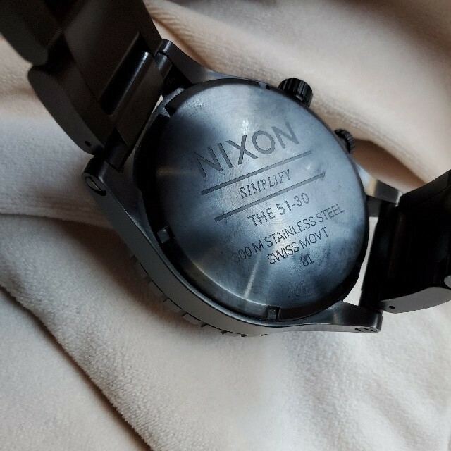 NIXON(ニクソン)の!サマーセール中!　ニクソン　51-30 黒 メンズの時計(腕時計(アナログ))の商品写真
