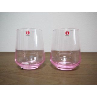 イッタラ(iittala)のイッタラ　エッセンス タンブラー　350m　 ペールピンク　2点　新品     (グラス/カップ)