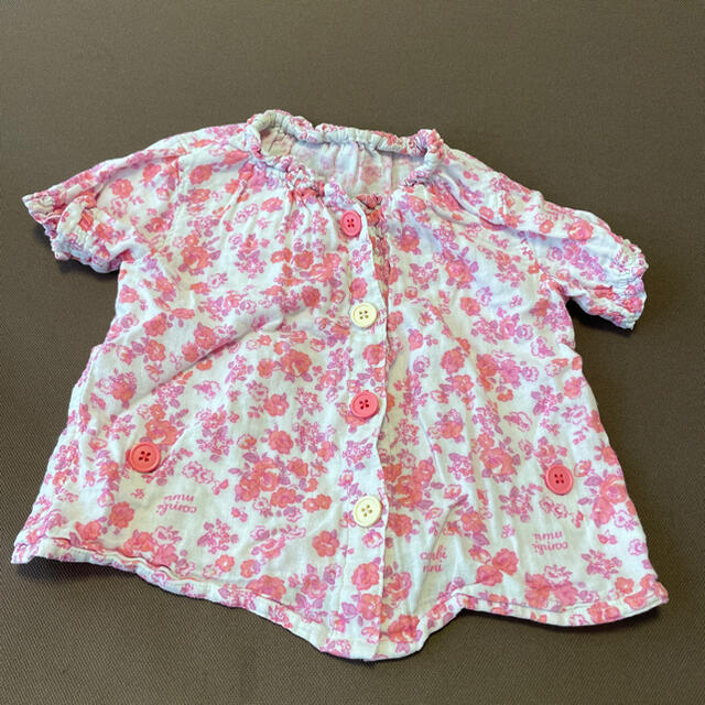 Combi mini(コンビミニ)のコンビミニ　花柄　パジャマ　90 キッズ/ベビー/マタニティのキッズ服女の子用(90cm~)(パジャマ)の商品写真