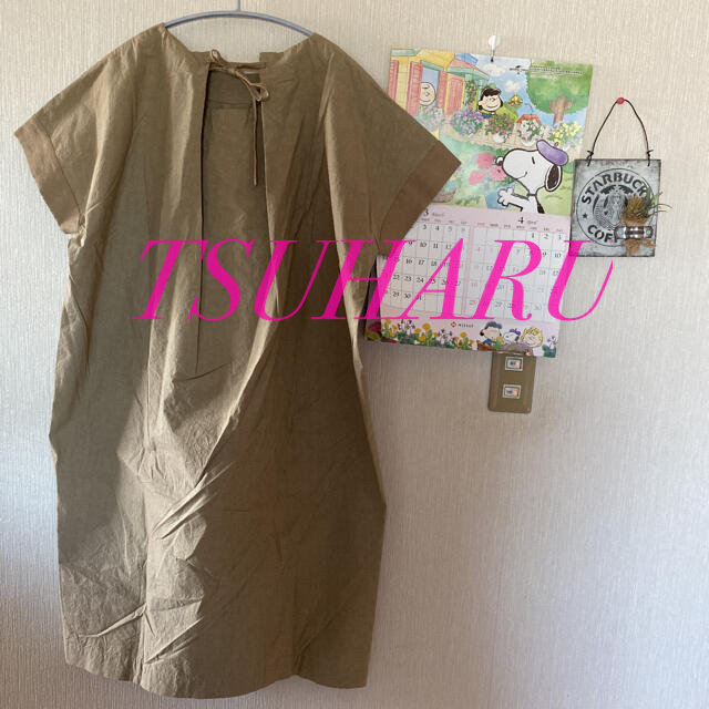 本日限定お値下げ＊新品＊TSUHARU＊ダンプパックリボンワンピース