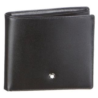 モンブラン(MONTBLANC)のMont Blanc モンブラン 財布 マネークリップ付 ブラック 送料無料(折り財布)